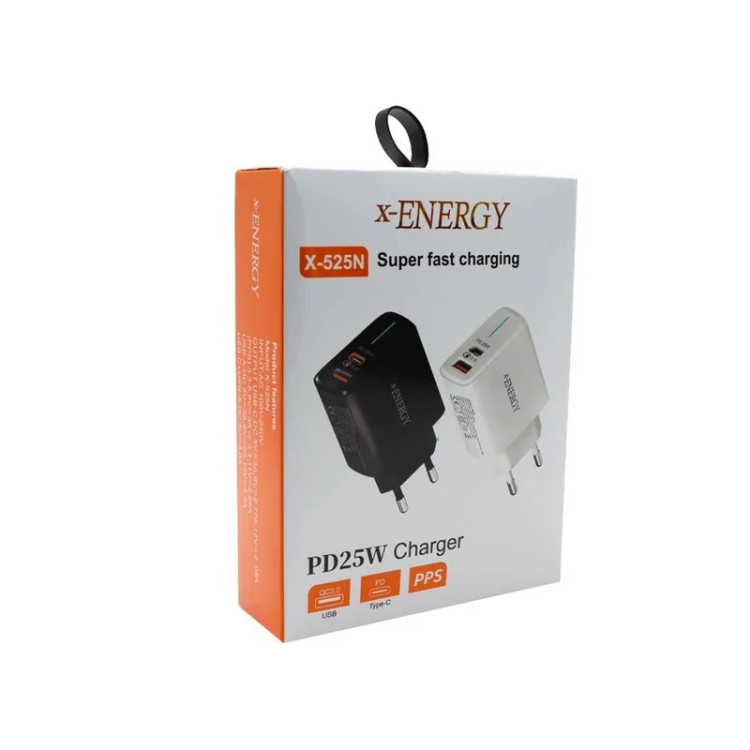 شارژر 25W دو پورت برند XEnergy X-525N