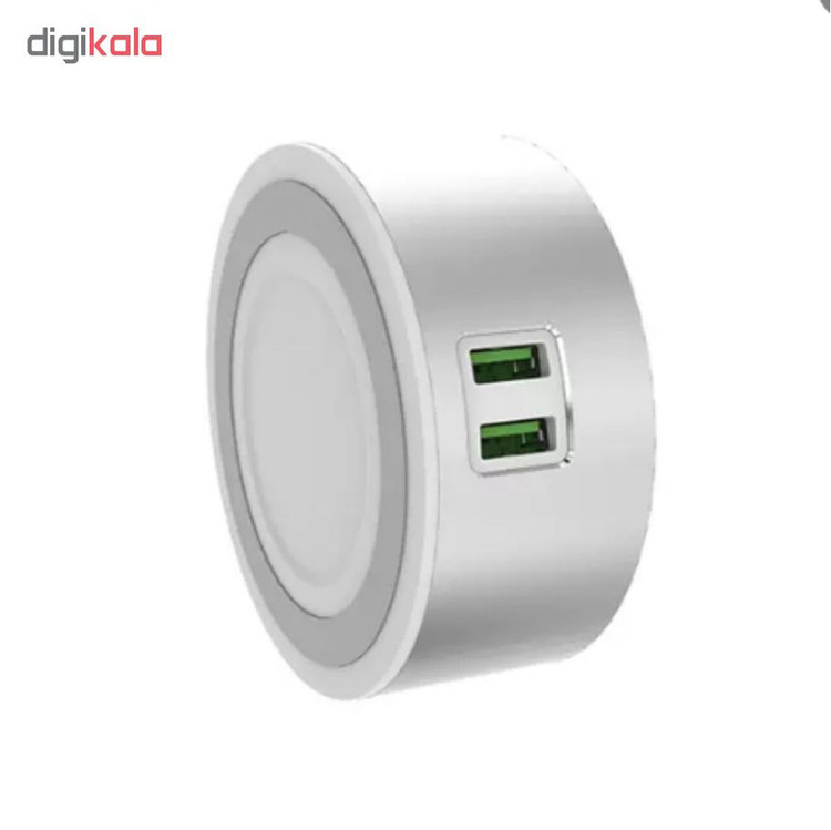 شارژر رومیزی لمسی لامپی دو پورت Ldnio 2.4A