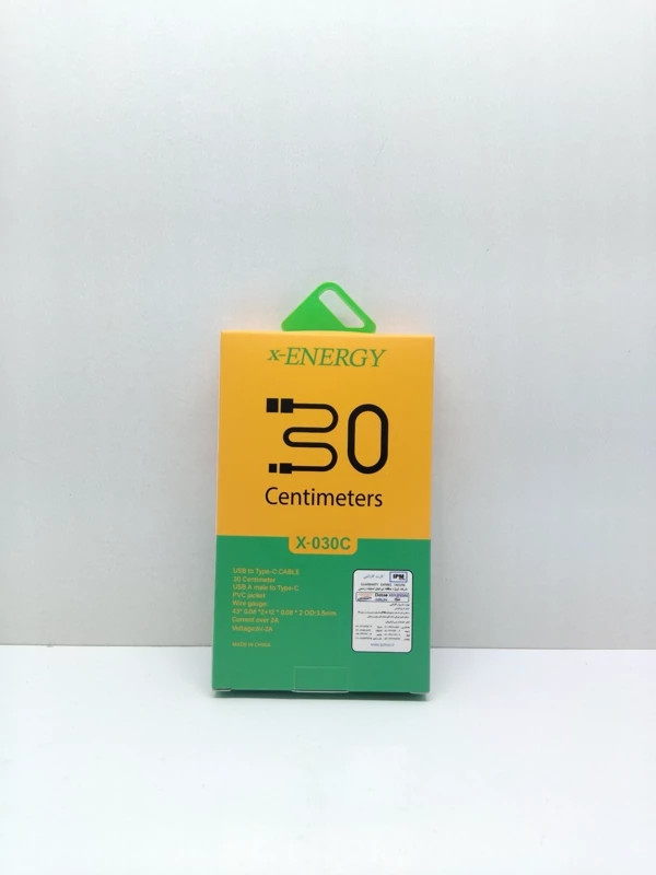 کابل فست شارژ Type-C پاوربانکی مدل X-030C برند X-Energy