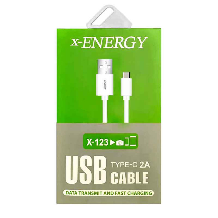 کابل تبدیل USB-C به microUSB ایکس انرژی مدل X-123 طول 2 متر