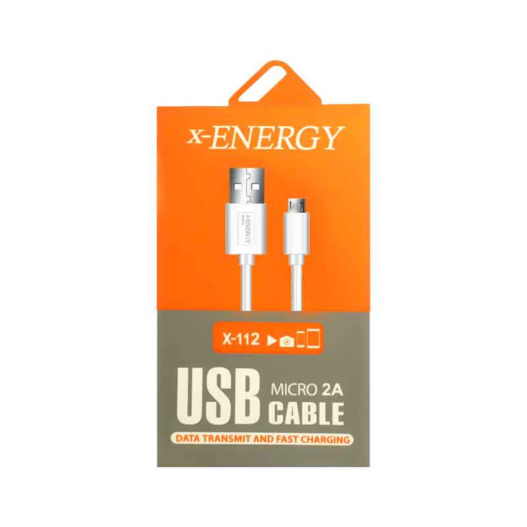کابل تبدیل USB به microUSB ایکس-انرژی مدل X-112 طول 2 متر