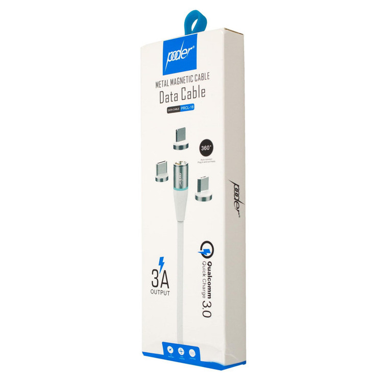 کابل تبدیل USB به USB-C / MicroUSB / لایتنینگ مدل 3a prcl-18 طول 1.5 متر