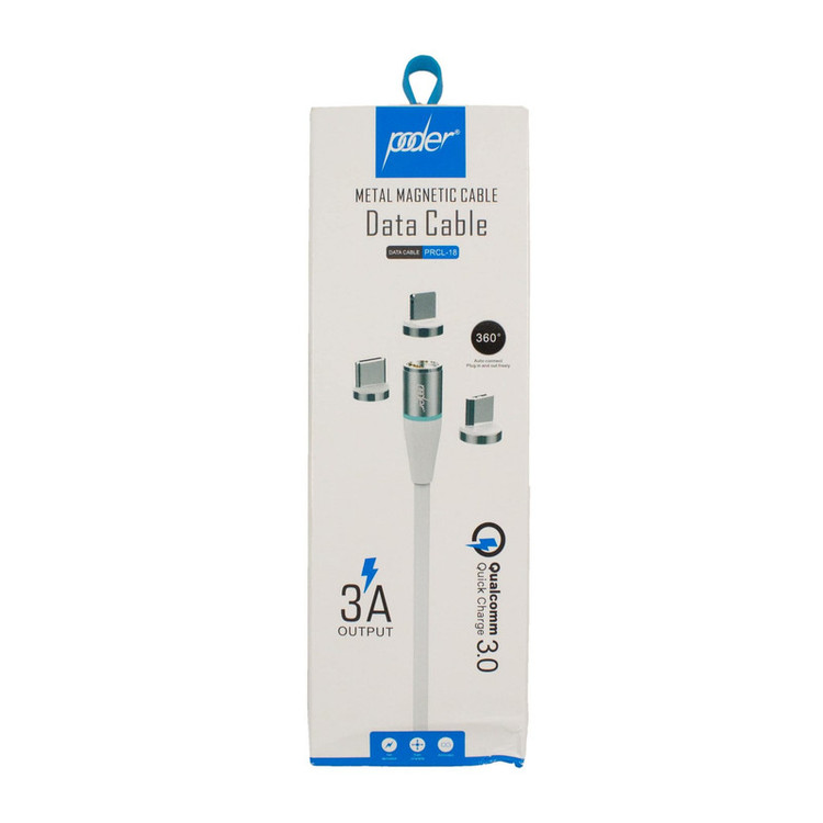 کابل تبدیل USB به USB-C / MicroUSB / لایتنینگ مدل 3a prcl-18 طول 1.5 متر