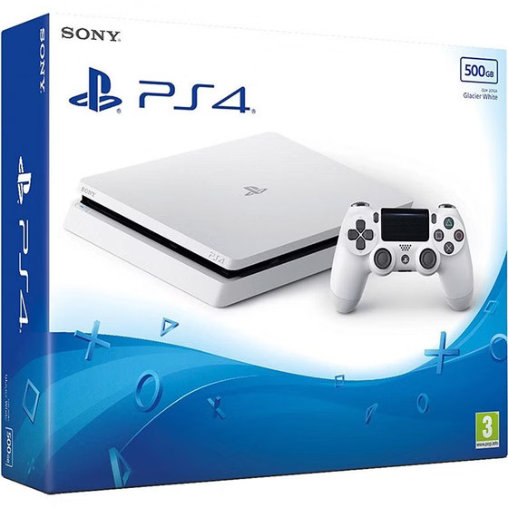 کنسول کارکرده بازی سونی مدل Playstation 4 Slim ظرفیت 500 گیگابایت دو دسته و کپی خور